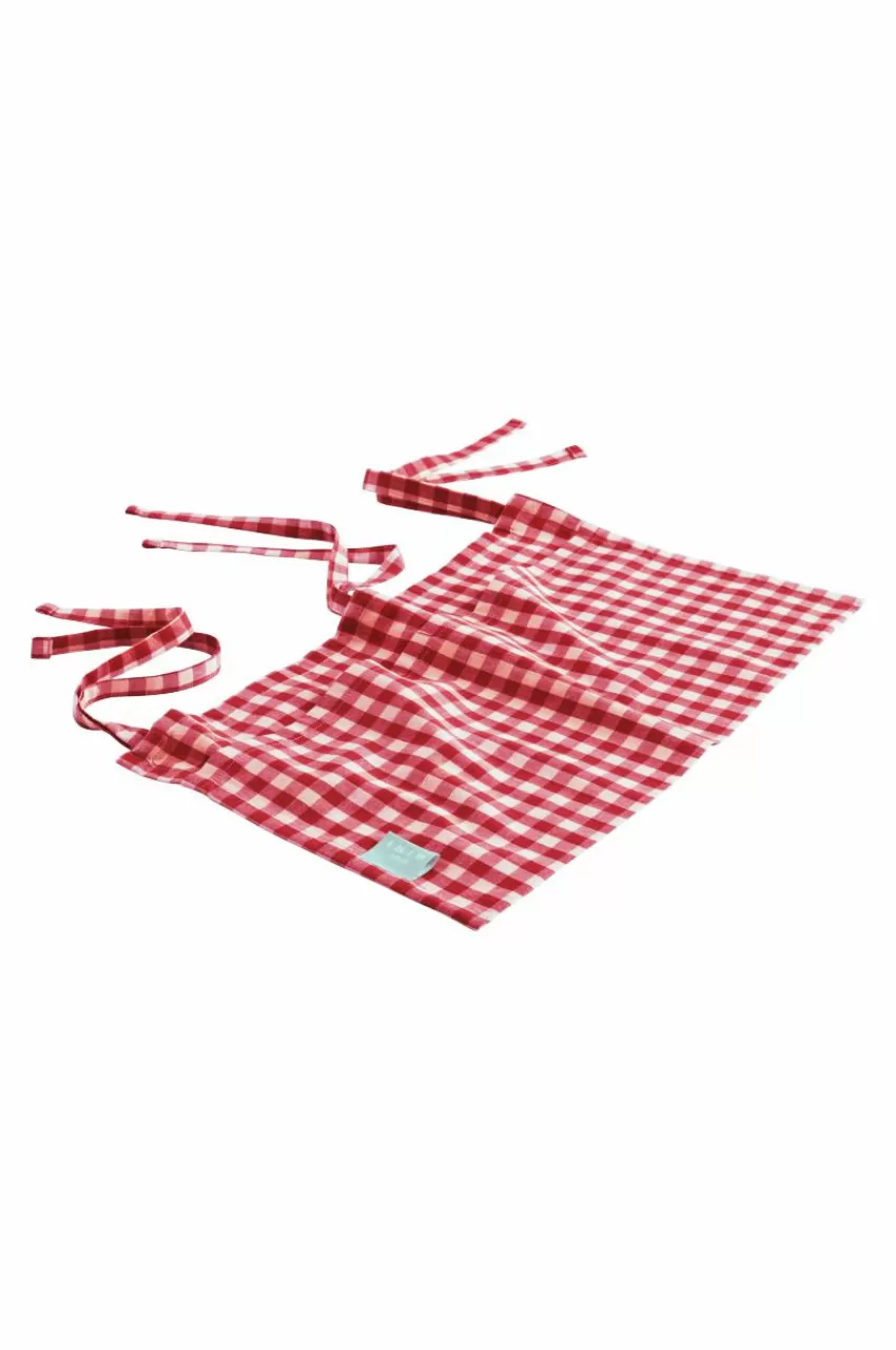 Barnsängkläder*Jotex VERMONT Förvaringsficka - Ekologisk Röd/creme