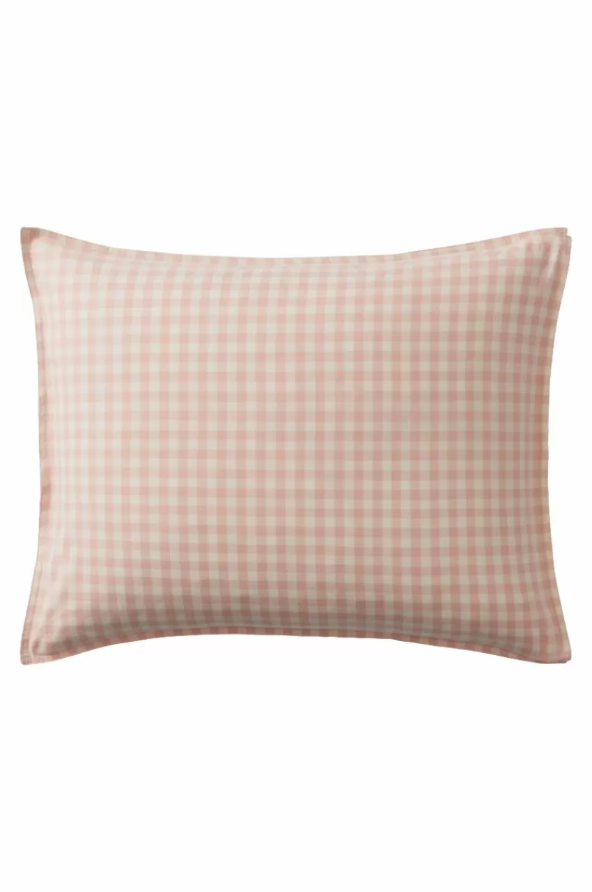 Barnsängkläder*Jotex VERMONT örngott 60x50 Cm - Ekologisk Rosa/creme