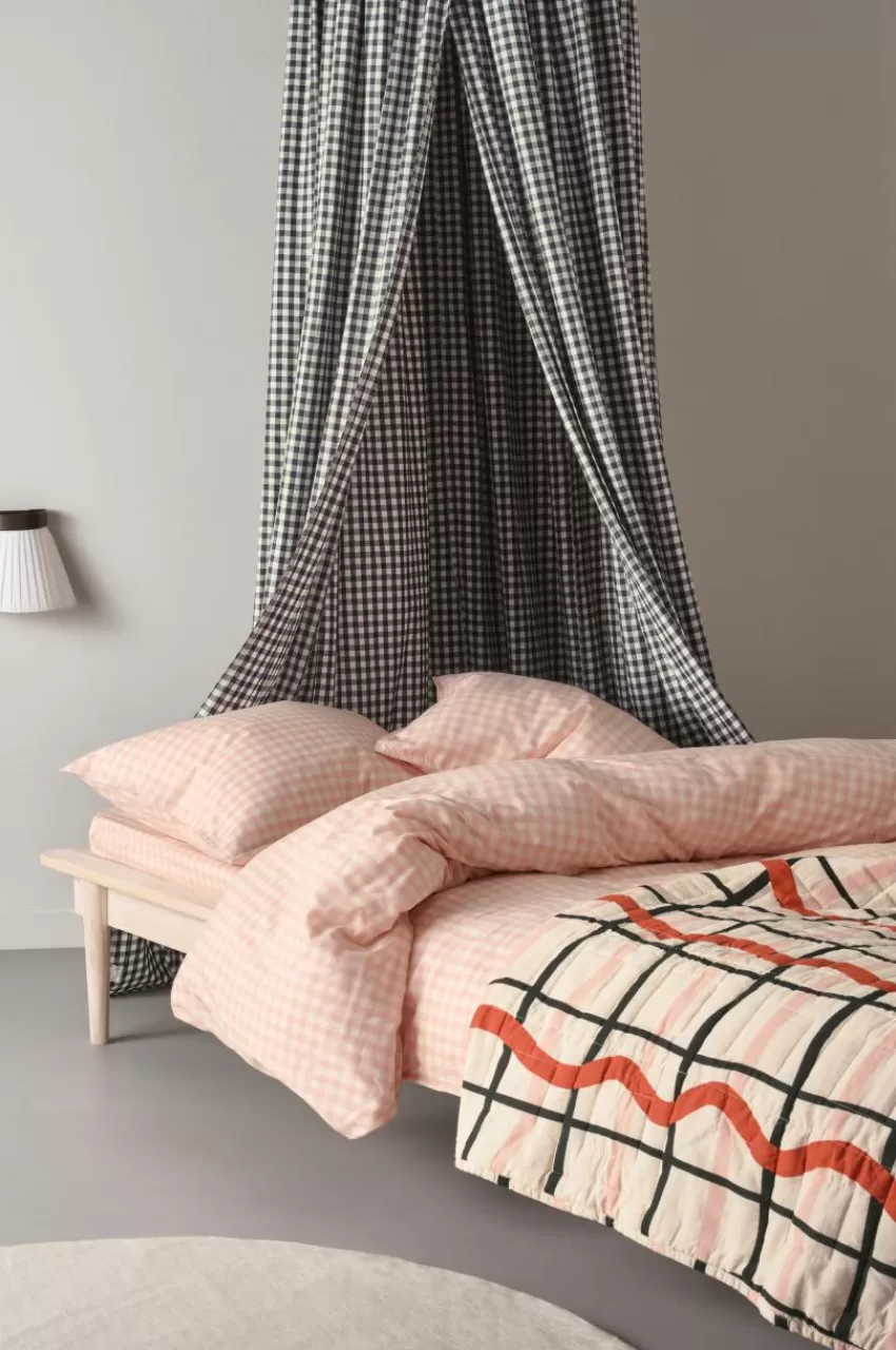 Barnsängkläder*Jotex VERMONT Sänghimmel Svart/creme