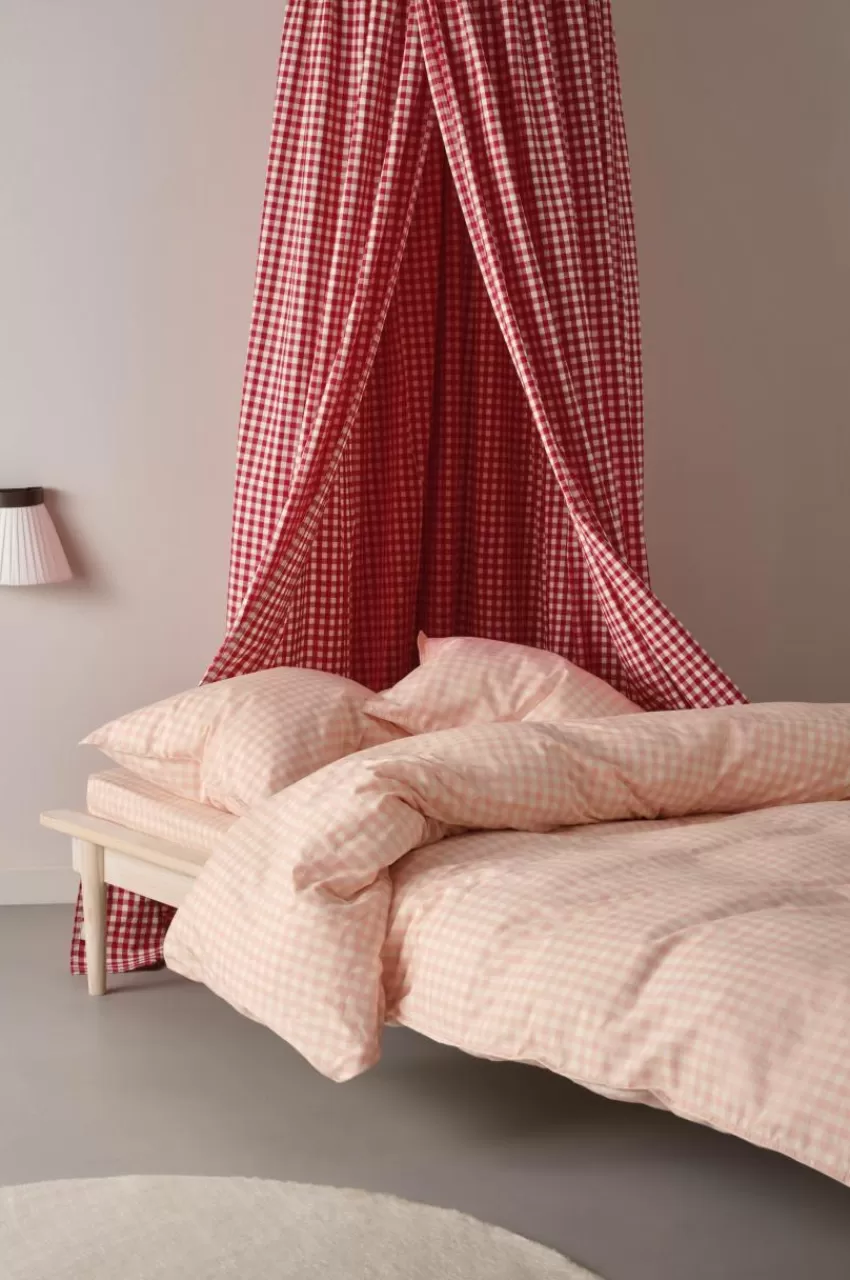 Barnsängkläder*Jotex VERMONT Sänghimmel Röd/creme