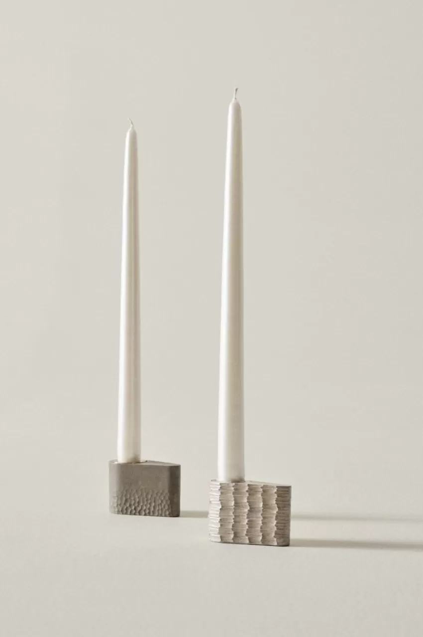 Ljus*Jotex VICKAN PEARL Antikljus 2-pack - Höjd 35 Cm Vit