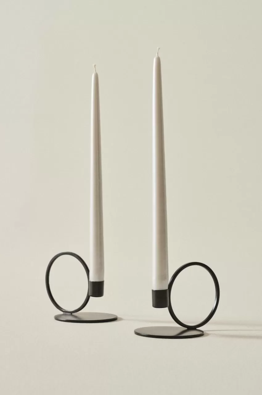 Ljus*Jotex VICKAN PEARL Antikljus 2-pack - Höjd 35 Cm Antikvit