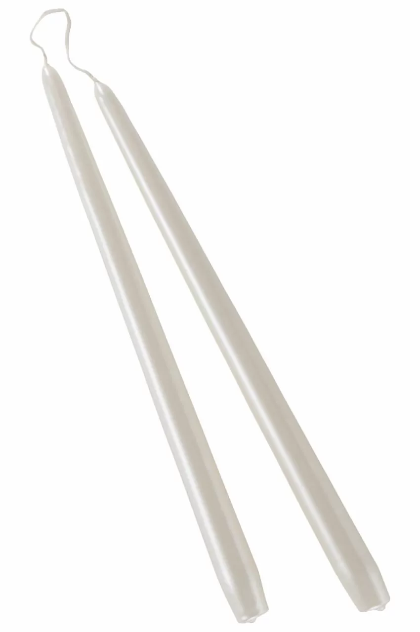 Ljus*Jotex VICKAN PEARL Antikljus 2-pack - Höjd 35 Cm Vit