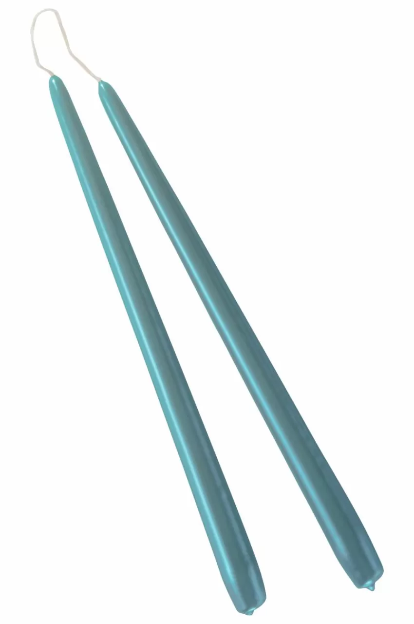 Ljus*Jotex VICKAN PEARL Antikljus 2-pack - Höjd 35 Cm Duvblå