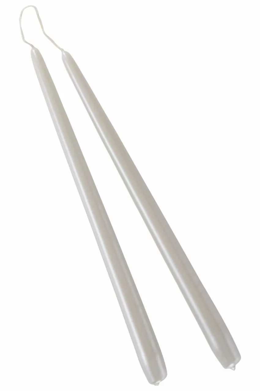 Ljus*Jotex VICKAN PEARL Antikljus 2-pack - Höjd 35 Cm Antikvit