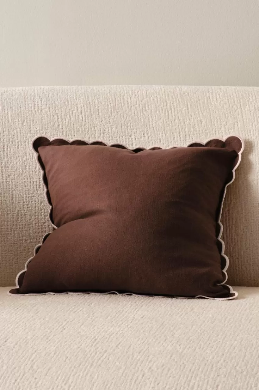 Prydnadskuddar & Fodral*Jotex VIVIAN Kuddfodral 45x45 Cm Brun/rosa