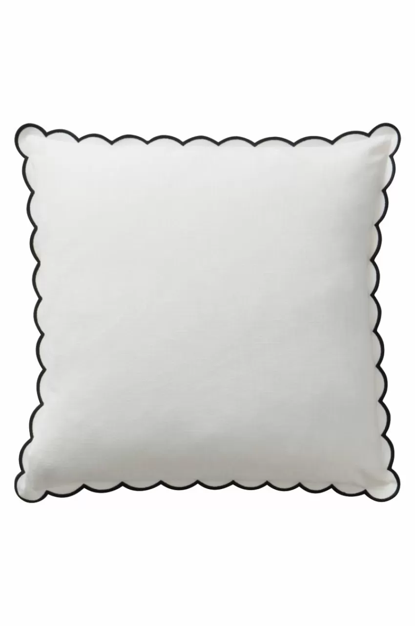 Prydnadskuddar & Fodral*Jotex VIVIAN Kuddfodral 45x45 Cm Naturvit /svart