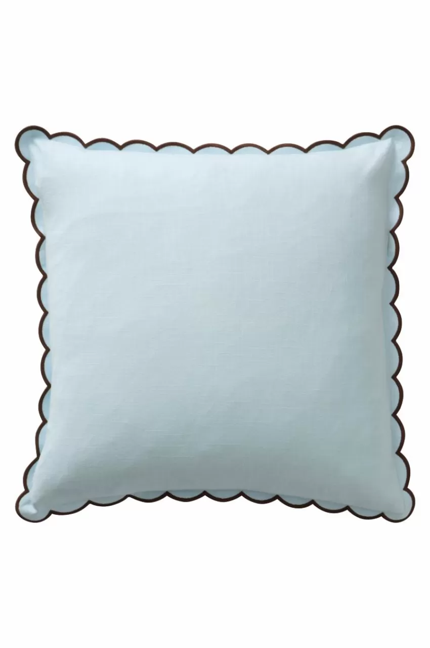 Prydnadskuddar & Fodral*Jotex VIVIAN Kuddfodral 45x45 Cm Blå/brun