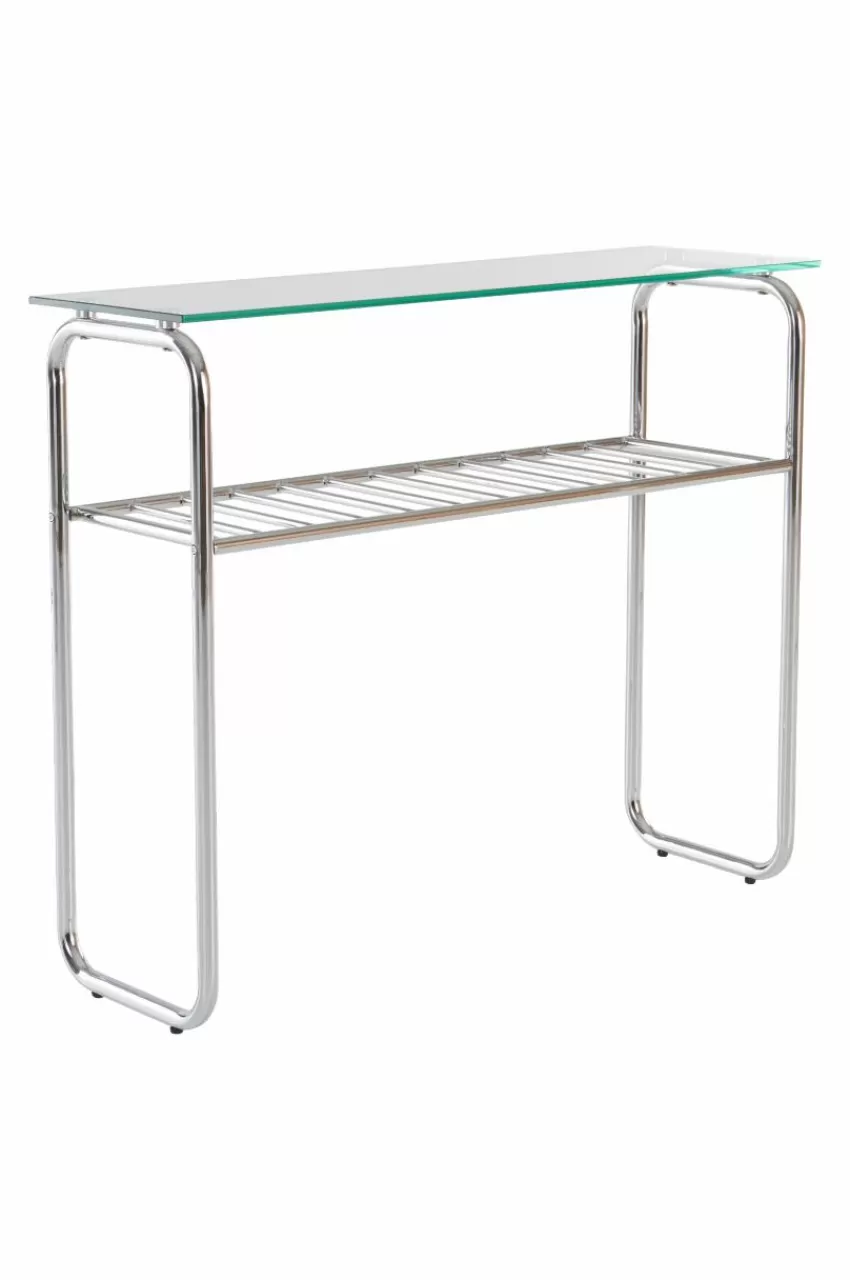Bord*Jotex WALLE Sideboard 32x100 Cm Krom/glas
