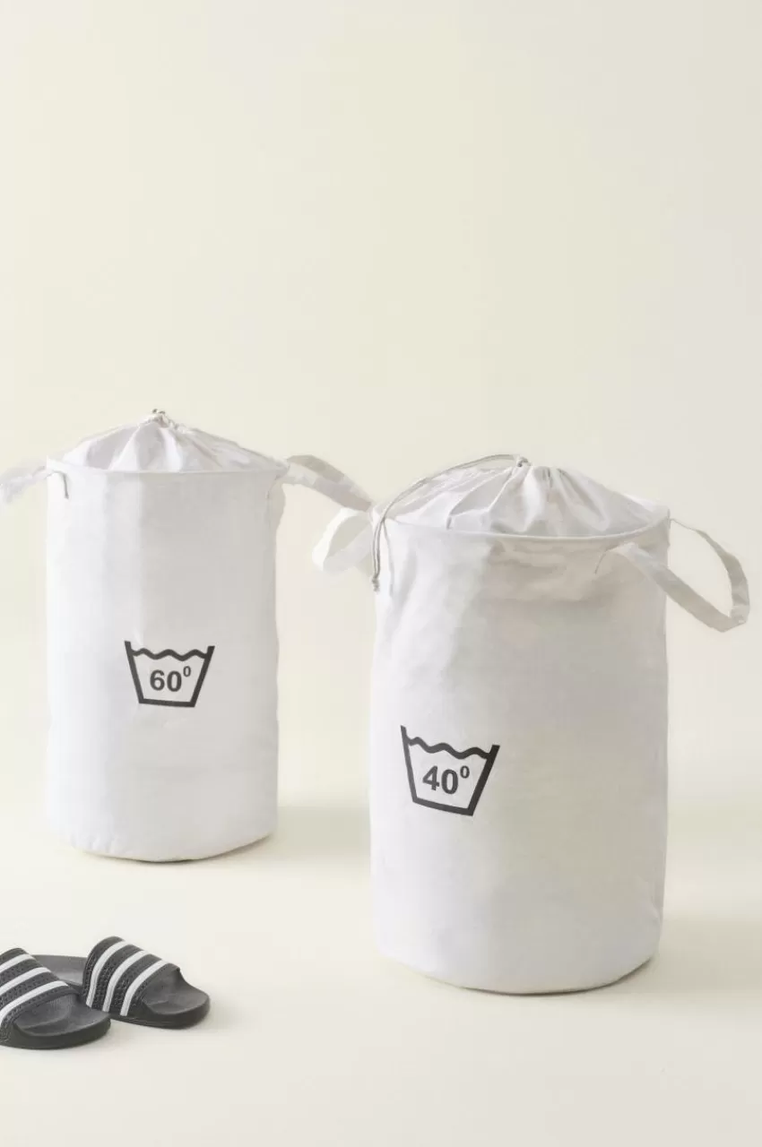 Tvättkorgar*Jotex WASHA Tvättkorg 2-pack Vit