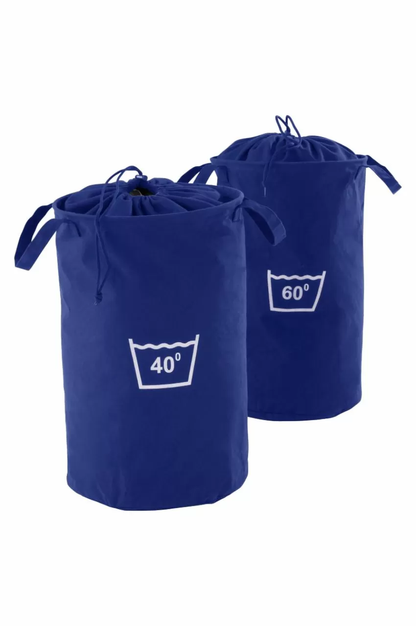 Tvättkorgar*Jotex WASHA Tvättkorg 2-pack Koboltblå