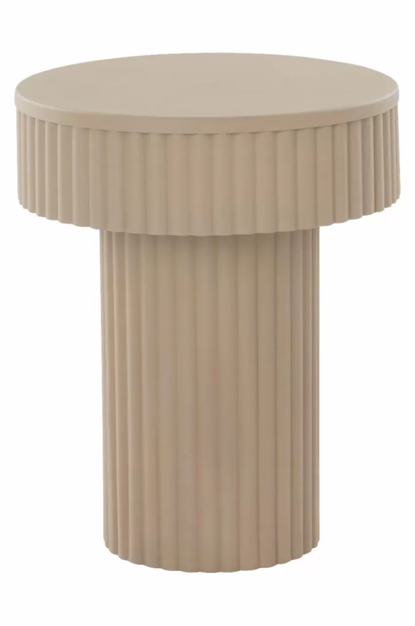 Bord*Jotex WINTON Sidobord ø 36 Cm Beige