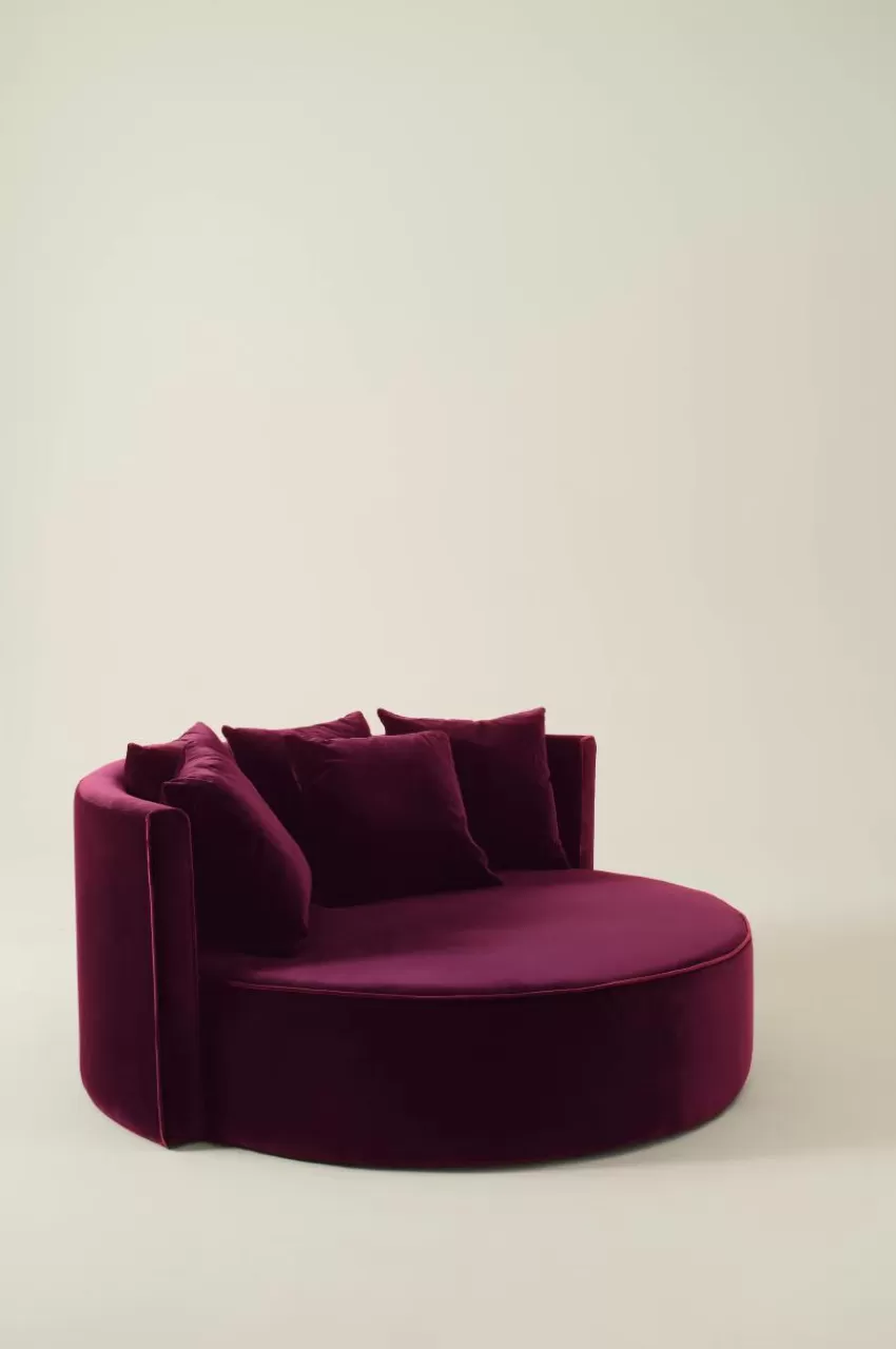 Soffor*Jotex WYOMING Soffa 2-sits Mörk vinröd