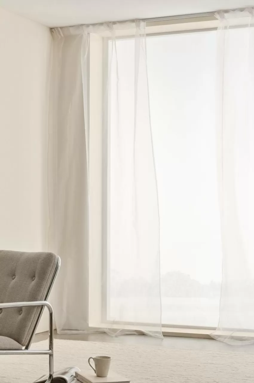 Multifunktionsgardiner*Jotex XENO Multifunktionsgardin 2-pack Ljusgrå