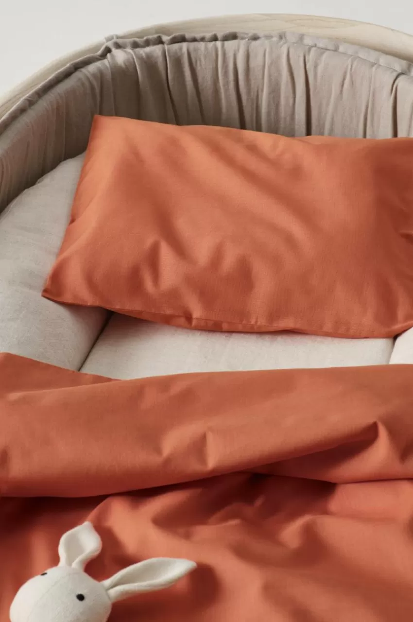 Barnsängkläder*Jotex ZACK BABY Påslakanset Vagn/vagga - Ekologisk Orange