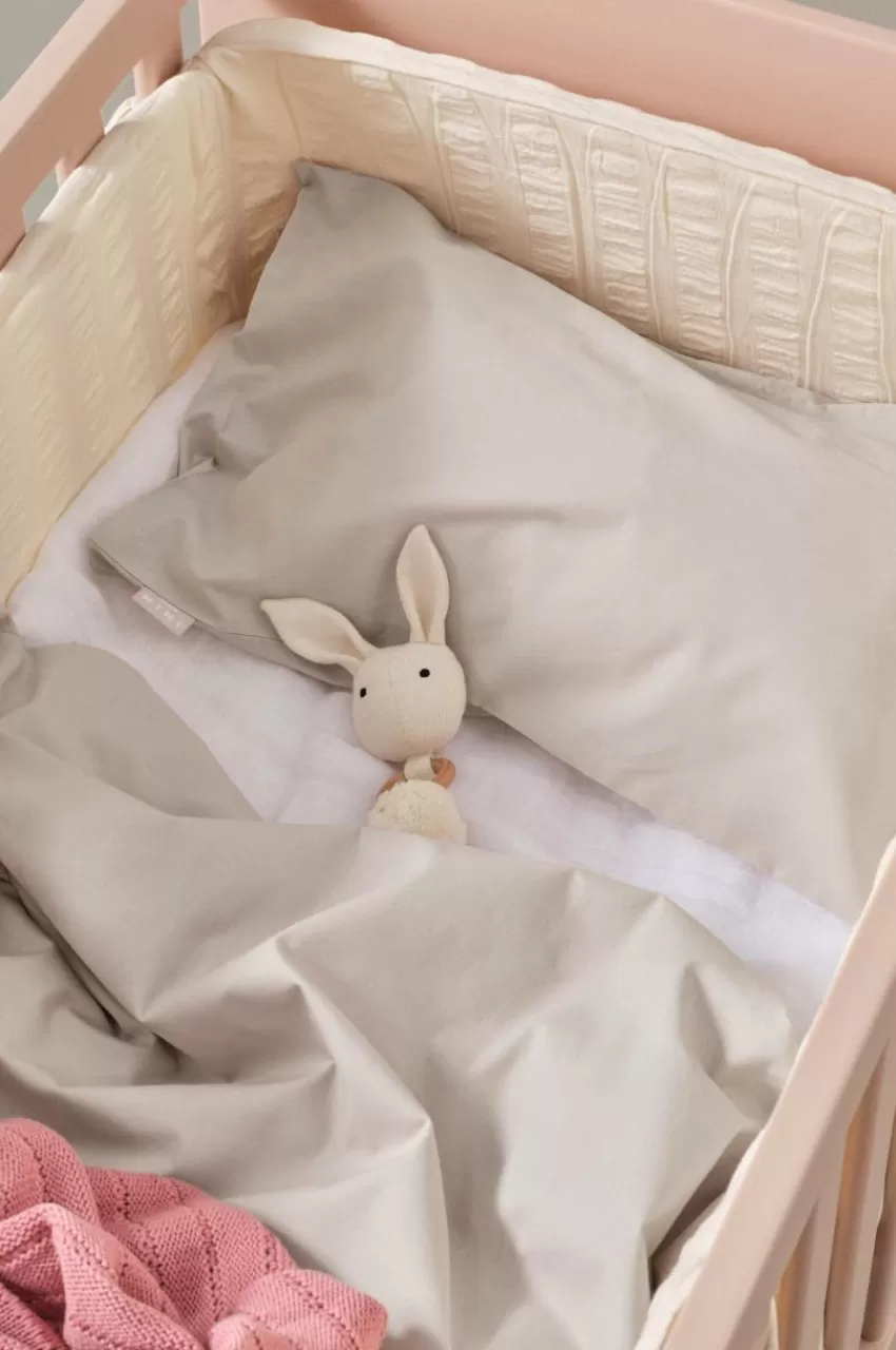 Barnsängkläder*Jotex ZACK MINI Påslakanset Spjälsäng - Ekologisk Beige