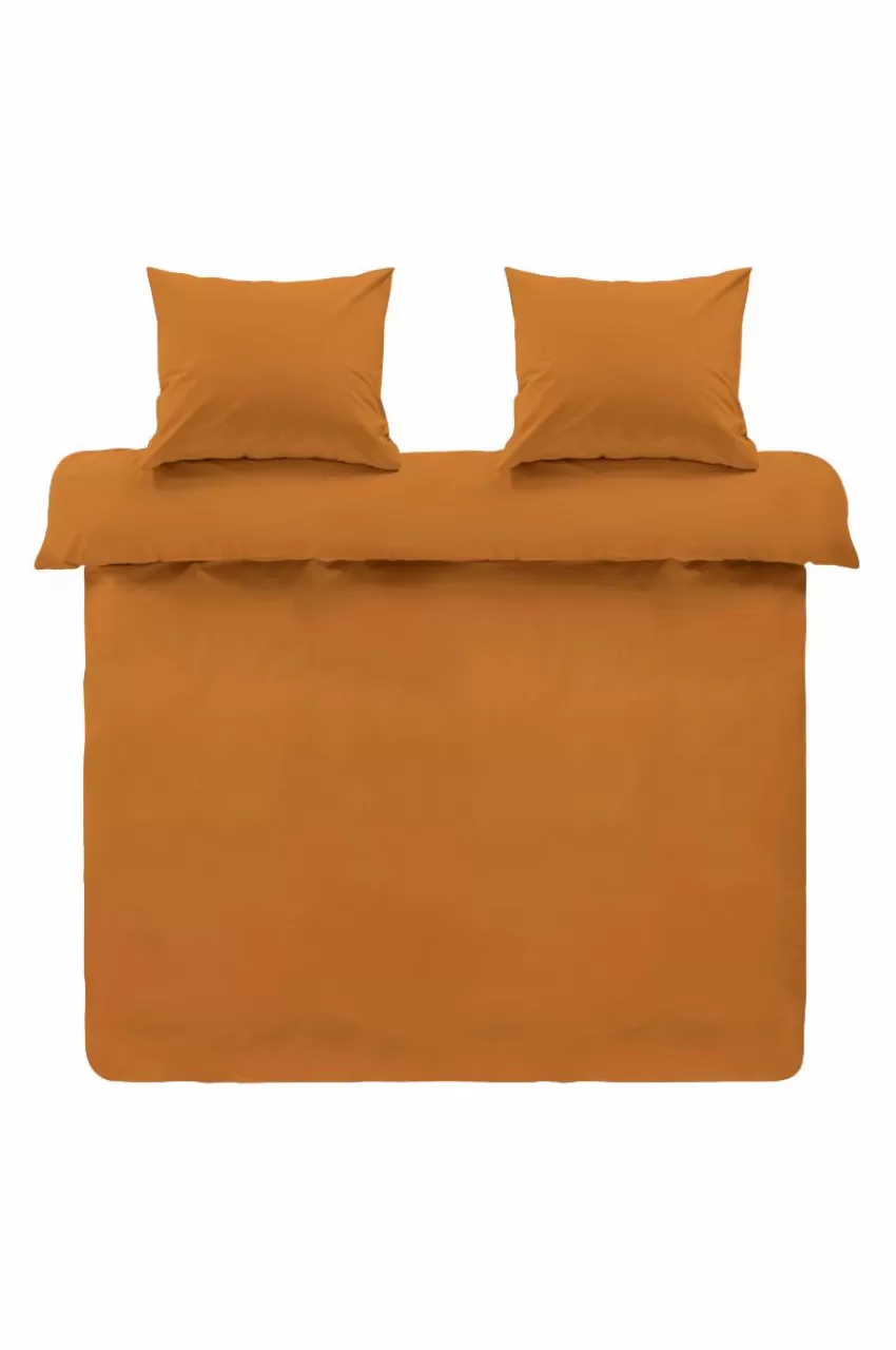 Påslakanset*Jotex ZACK PERCALE Påslakanset Dubbelsäng Ekologisk Curry