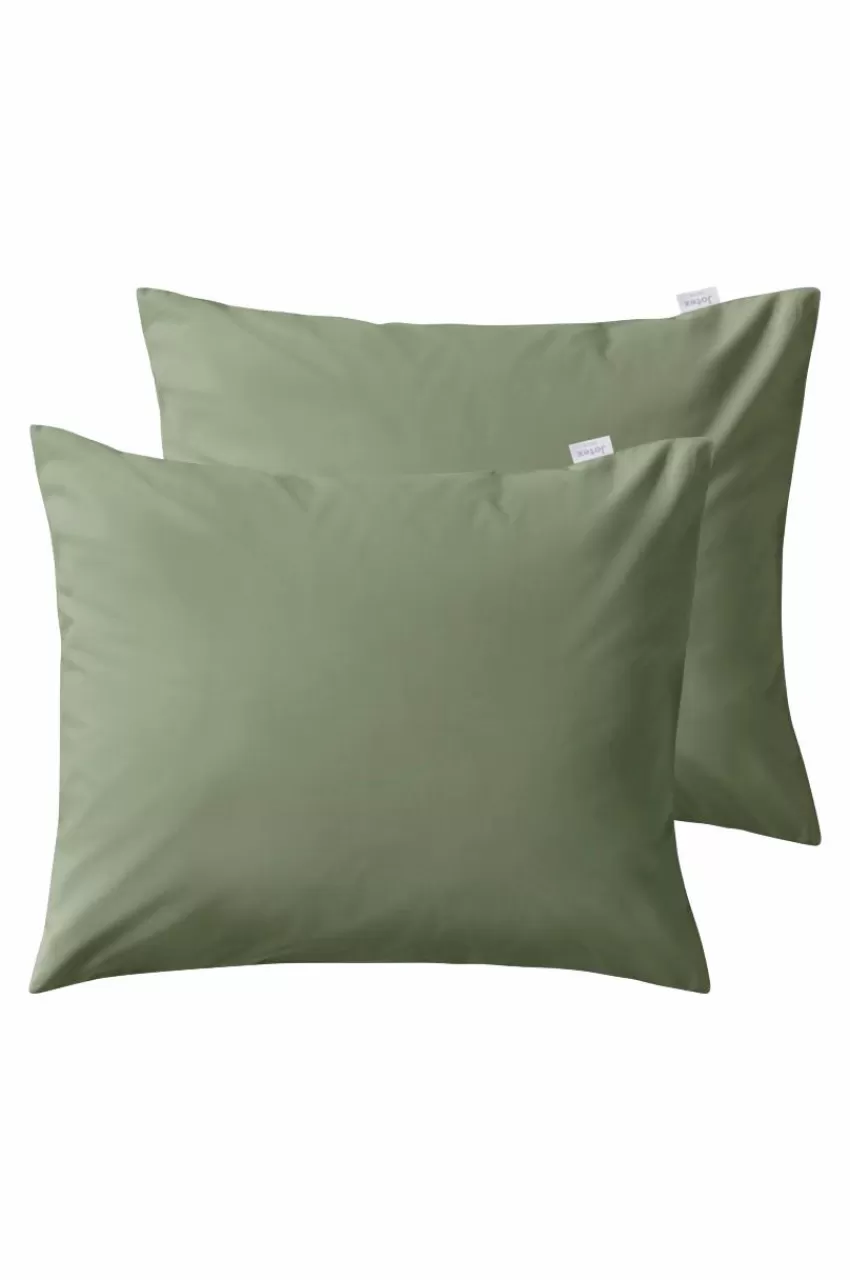 Örngott*Jotex ZACK PERCALE örngott 2-pack - Ekologisk Khaki