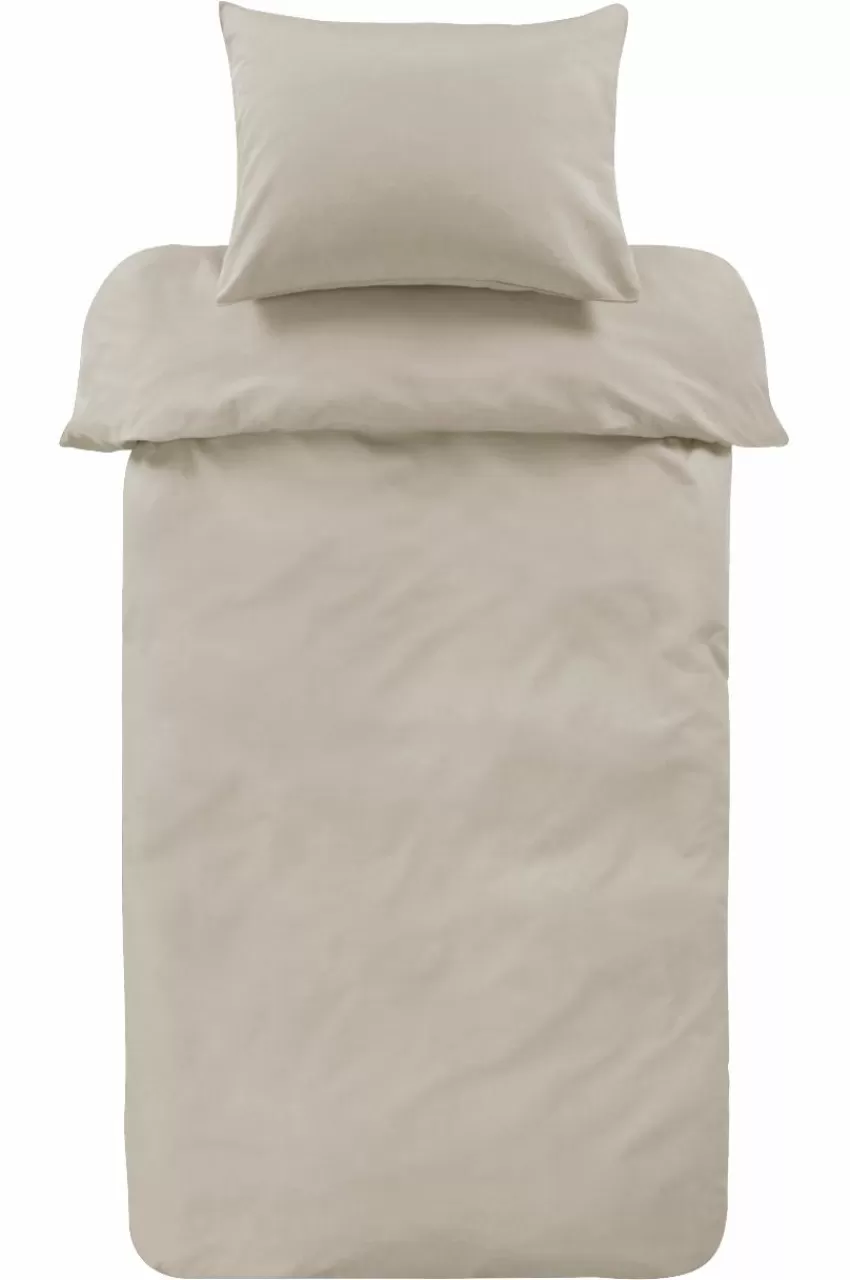 Påslakanset*Jotex ZACK Påslakanset Enkelsäng - Ekologisk Beige