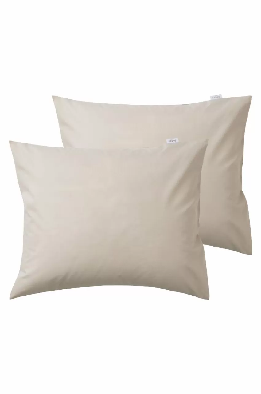 Örngott*Jotex ZACK örngott 2-pack - Ekologisk Beige