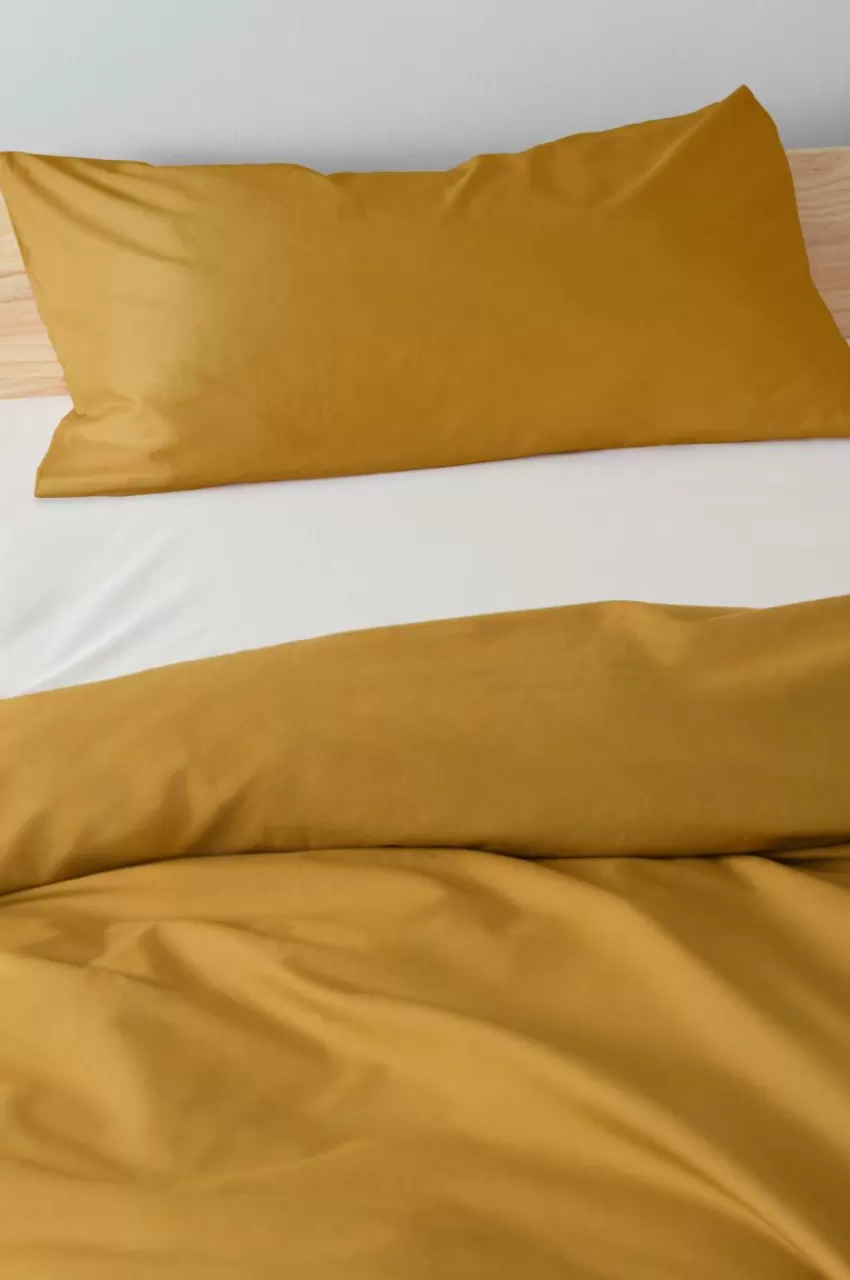 Örngott*Jotex ZACK SATIN örngott 90x50 Cm - Ekologisk Guldockra