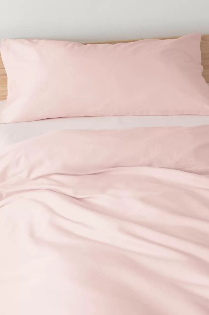 Örngott*Jotex ZACK SATIN örngott 90x50 Cm - Ekologisk Blekrosa