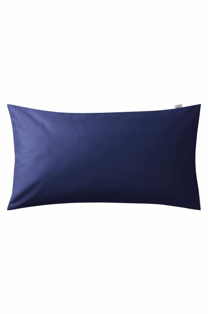 Örngott*Jotex ZACK SATIN örngott 90x50 Cm - Ekologisk Mörkblå