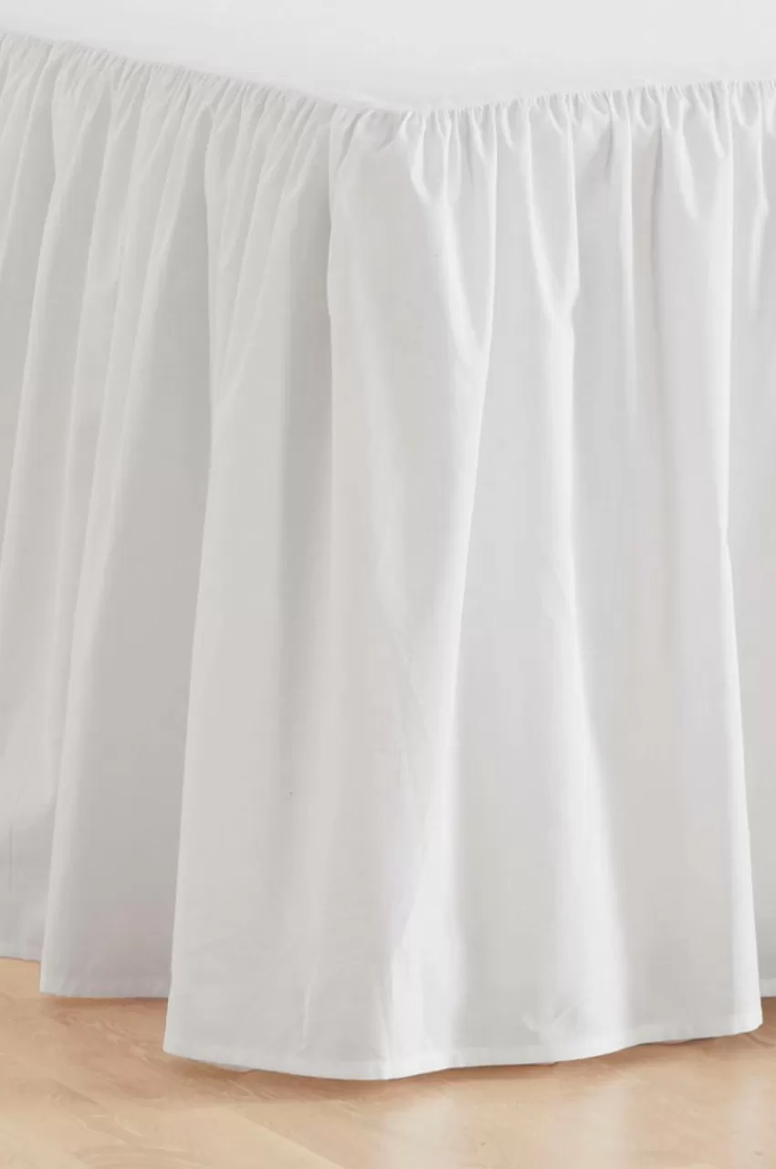 Sängkappor*Jotex ZACK Volangsängkappa 60 Cm - Ekologisk Vit