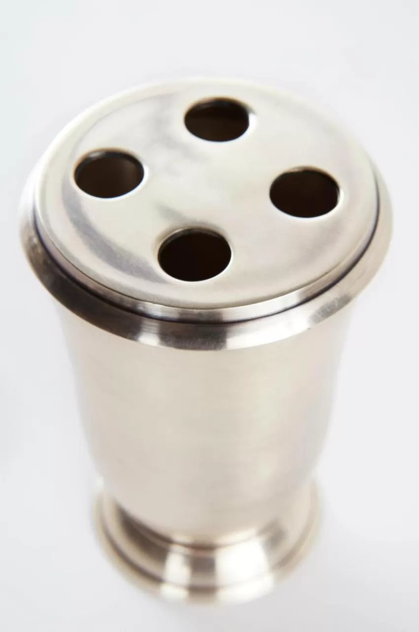 Badrumstillbehör*Jotex ZOE Tandborstmugg Antiksilver
